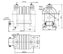 Voltage Transformer Dimensions-576